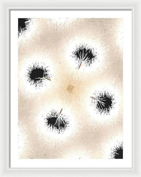 Dandelion Glaze - Framed Print