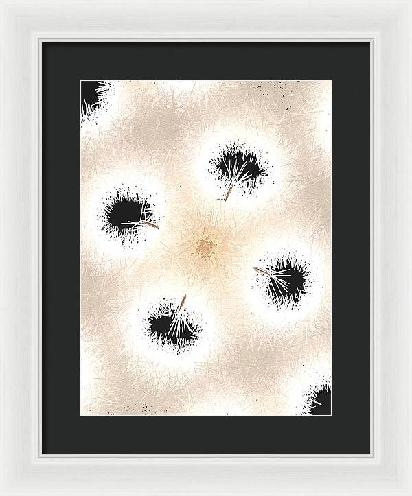 Dandelion Glaze - Framed Print
