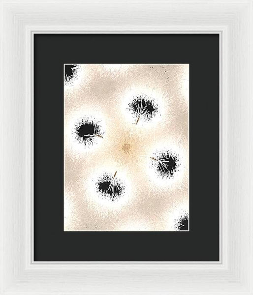 Dandelion Glaze - Framed Print