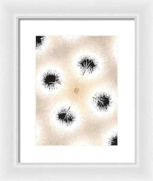 Dandelion Glaze - Framed Print