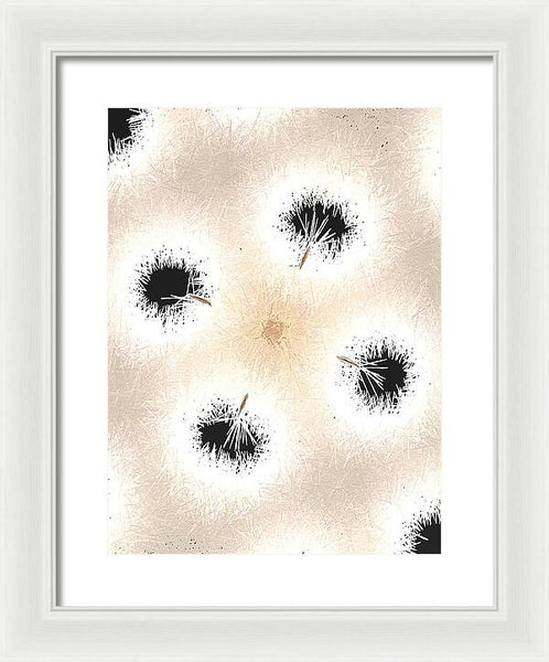 Dandelion Glaze - Framed Print