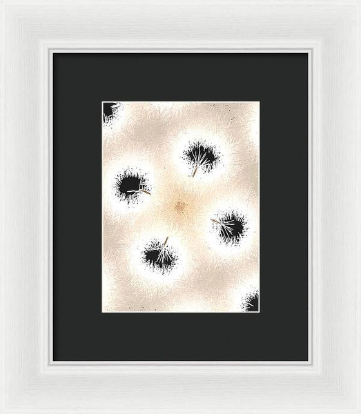 Dandelion Glaze - Framed Print