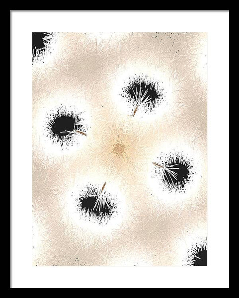 Dandelion Glaze - Framed Print