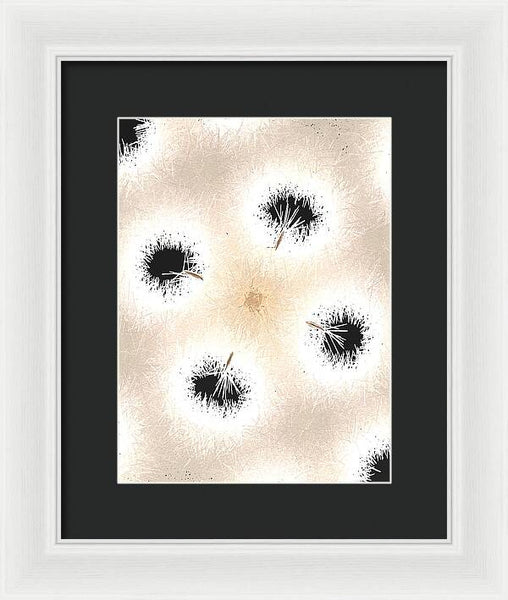 Dandelion Glaze - Framed Print