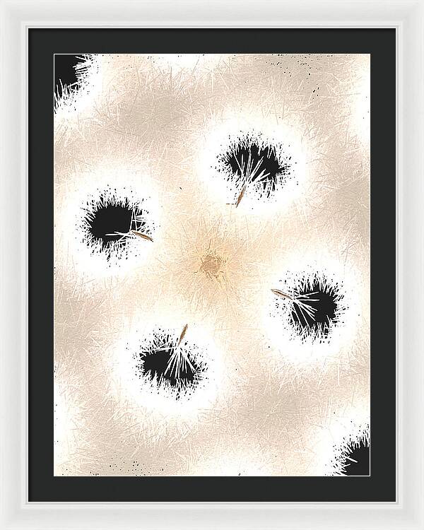 Dandelion Glaze - Framed Print