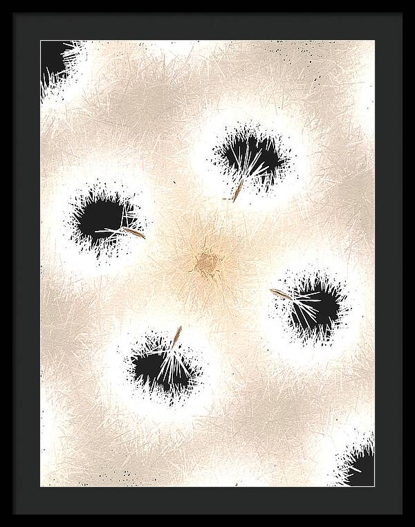 Dandelion Glaze - Framed Print