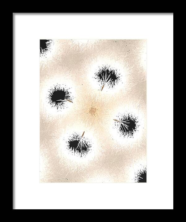 Dandelion Glaze - Framed Print