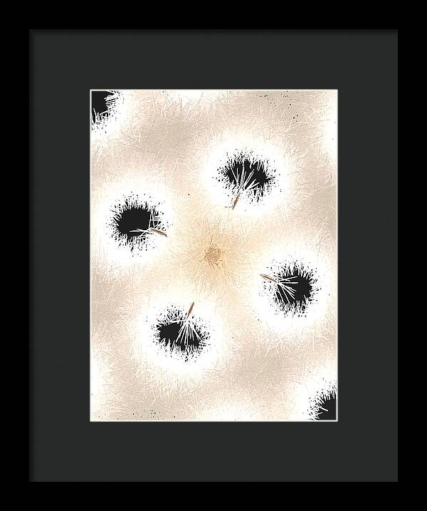 Dandelion Glaze - Framed Print