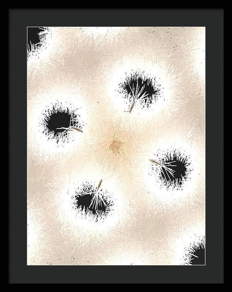 Dandelion Glaze - Framed Print