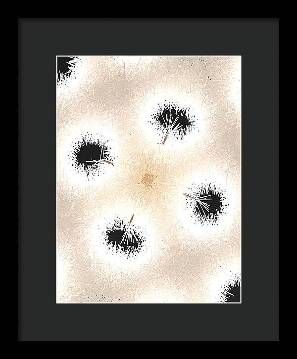 Dandelion Glaze - Framed Print