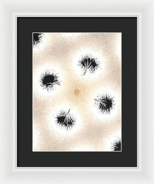 Dandelion Glaze - Framed Print