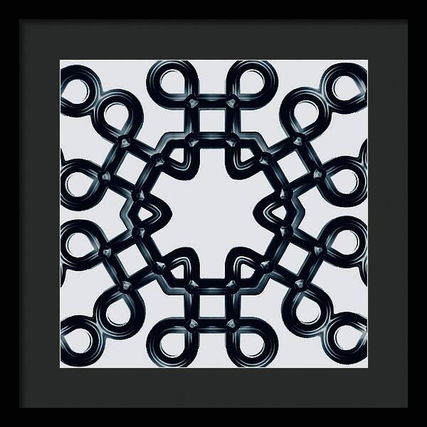 Double Infinity - Framed Print