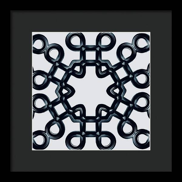 Double Infinity - Framed Print