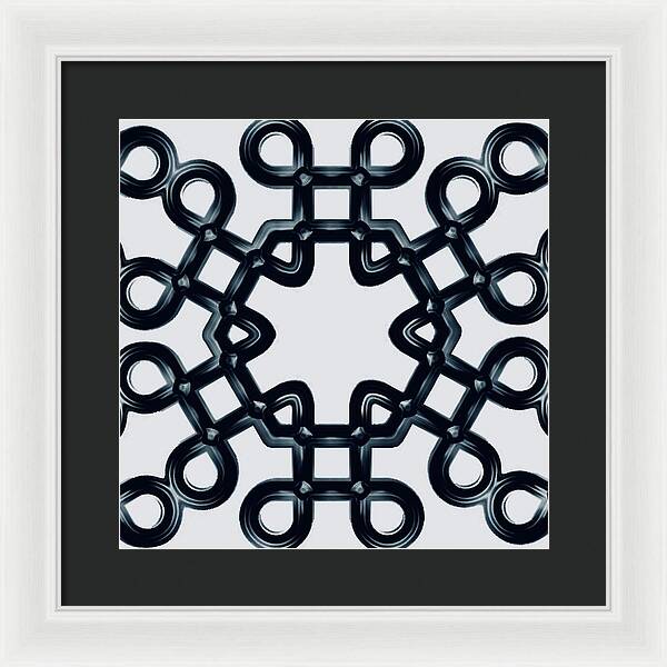 Double Infinity - Framed Print