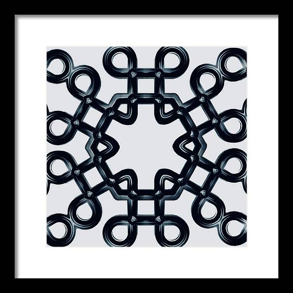 Double Infinity - Framed Print