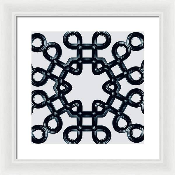 Double Infinity - Framed Print