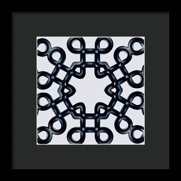 Double Infinity - Framed Print