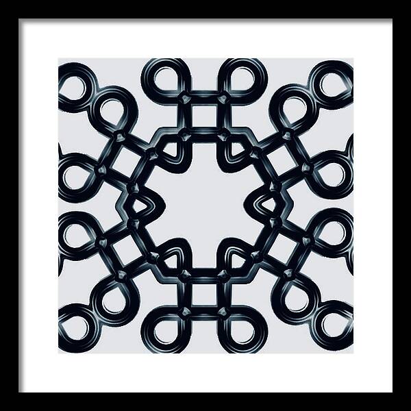 Double Infinity - Framed Print