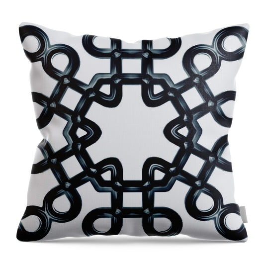 Double Infinity - Throw Pillow