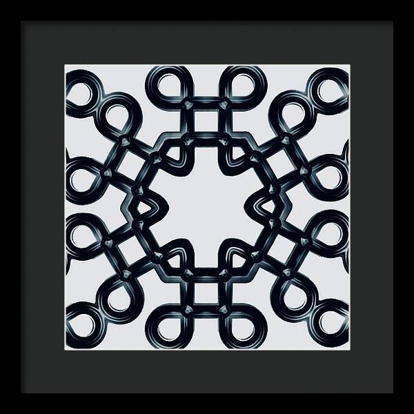 Double Infinity - Framed Print