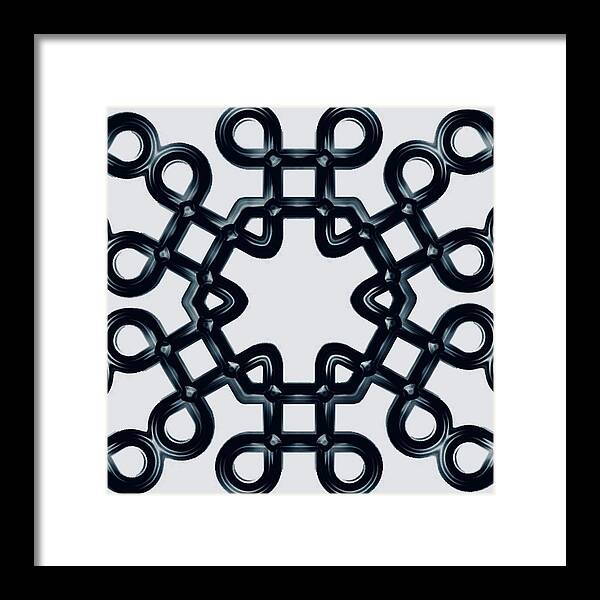 Double Infinity - Framed Print