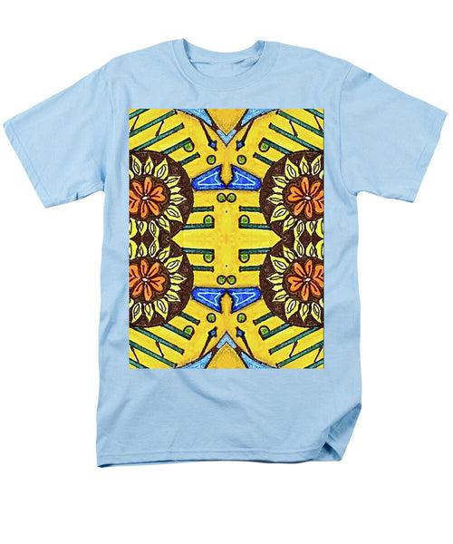 Flower Doodle Drawing II - Men's T-Shirt  (Regular Fit)