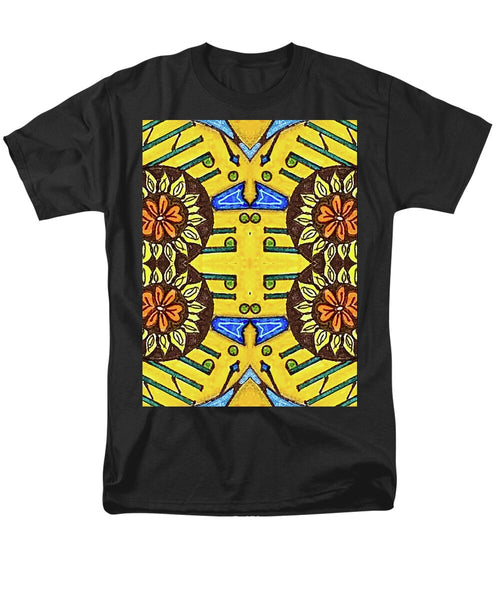 Flower Doodle Drawing II - Men's T-Shirt  (Regular Fit)