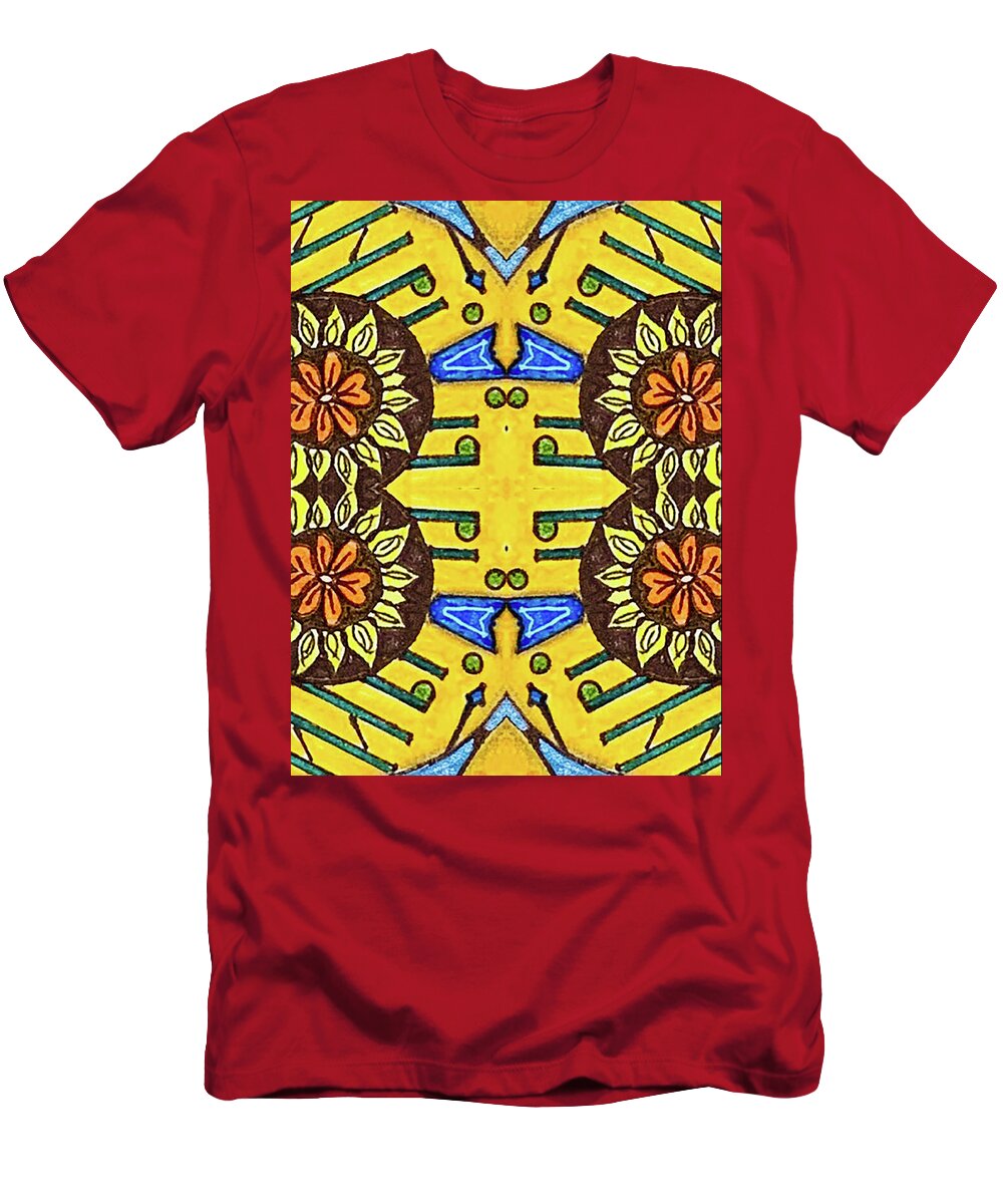 Flower Doodle Drawing II - T-Shirt