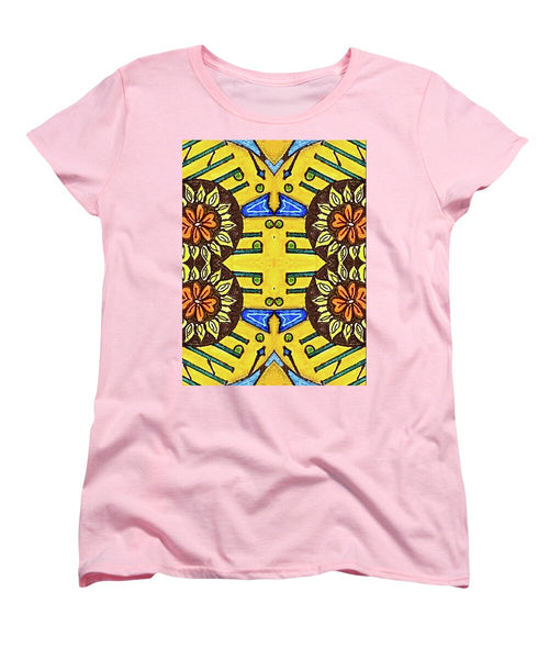 Flower Doodle Drawing II - Women's T-Shirt (Standard Fit)