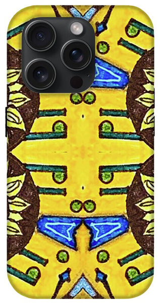 Flower Doodle Drawing II - Phone Case