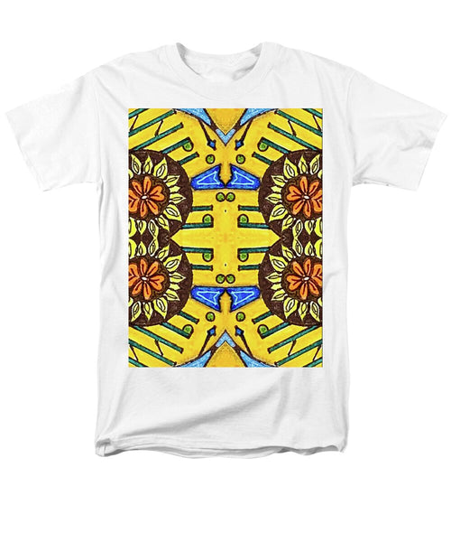 Flower Doodle Drawing II - Men's T-Shirt  (Regular Fit)
