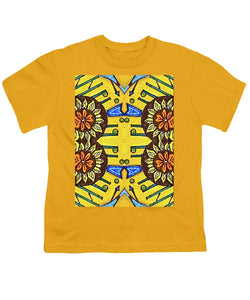 Flower Doodle Drawing II - Youth T-Shirt
