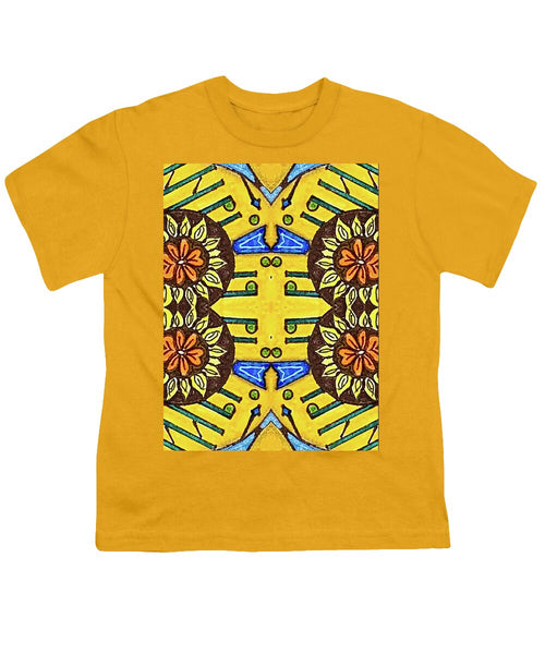 Flower Doodle Drawing II - Youth T-Shirt
