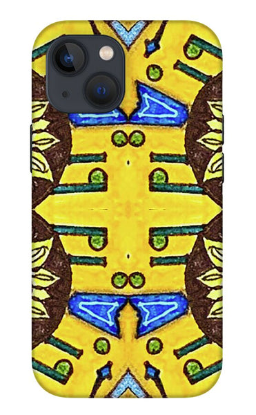 Flower Doodle Drawing II - Phone Case