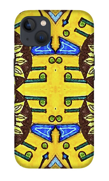Flower Doodle Drawing II - Phone Case