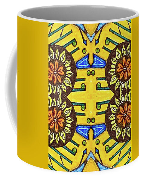 Flower Doodle Drawing II - Mug
