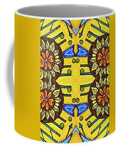Flower Doodle Drawing II - Mug