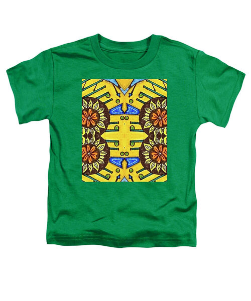 Flower Doodle Drawing II - Toddler T-Shirt