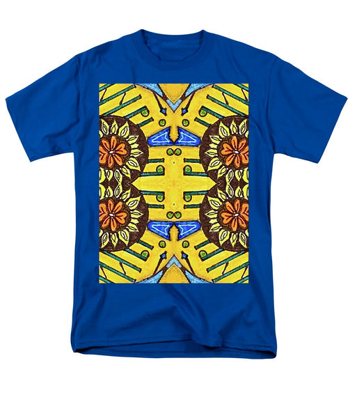 Flower Doodle Drawing II - Men's T-Shirt  (Regular Fit)