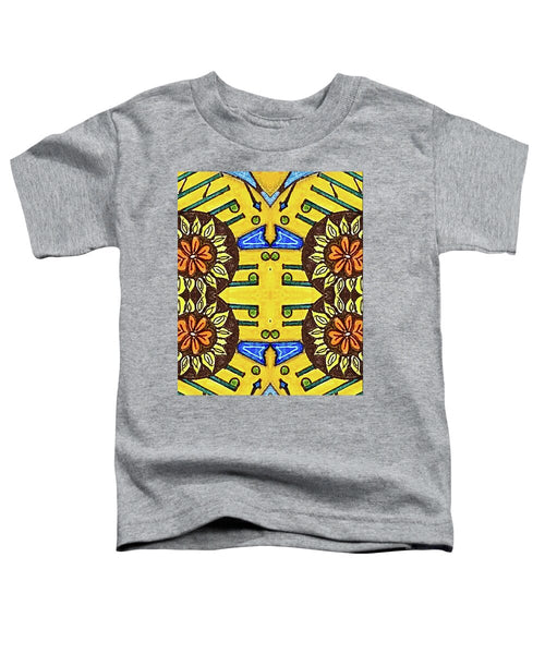 Flower Doodle Drawing II - Toddler T-Shirt