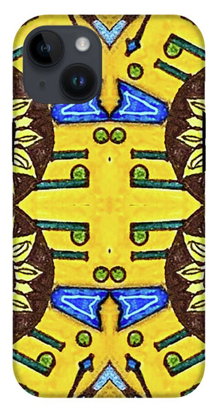 Flower Doodle Drawing II - Phone Case