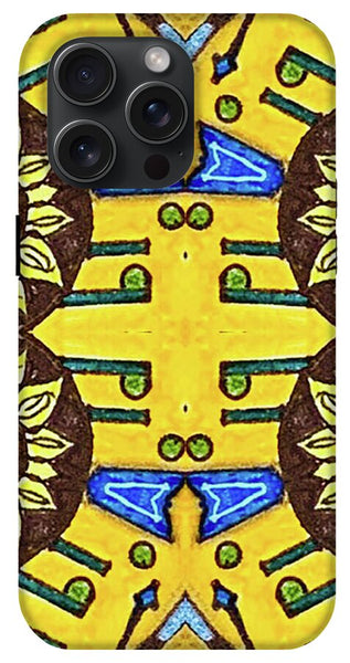 Flower Doodle Drawing II - Phone Case