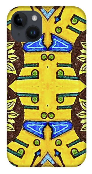Flower Doodle Drawing II - Phone Case
