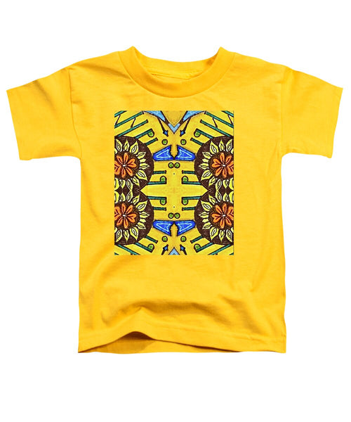 Flower Doodle Drawing II - Toddler T-Shirt