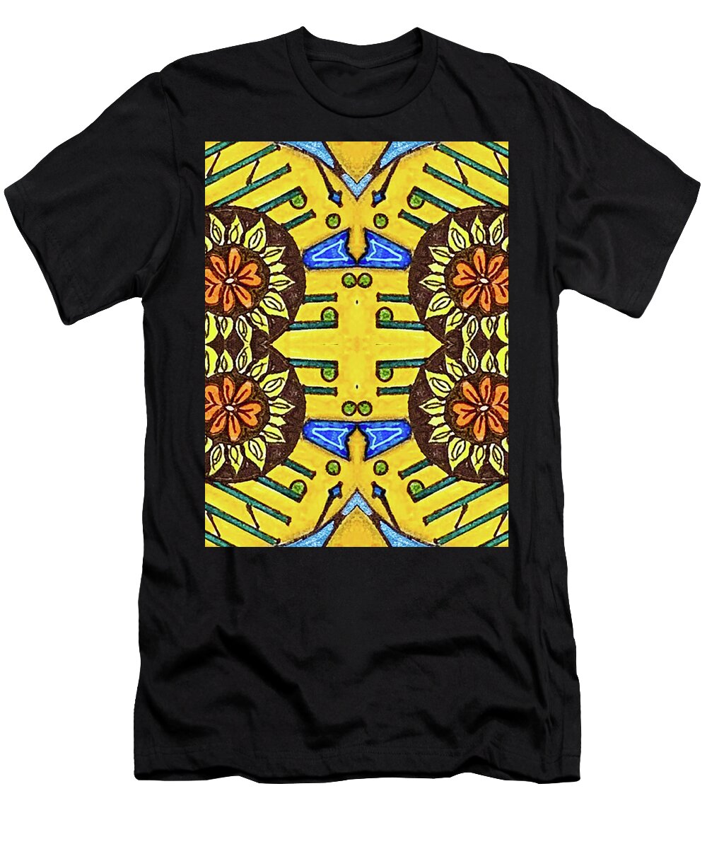 Flower Doodle Drawing II - T-Shirt