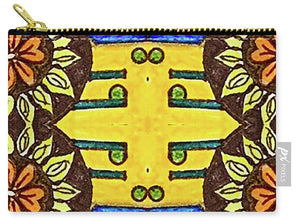 Flower Doodle Drawing II - Zip Pouch