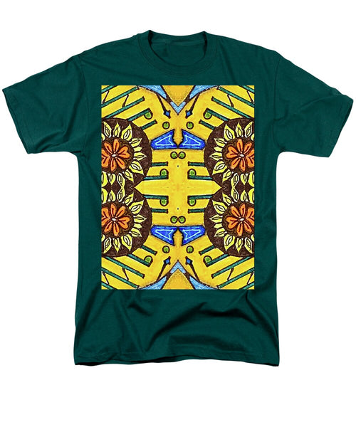 Flower Doodle Drawing II - Men's T-Shirt  (Regular Fit)