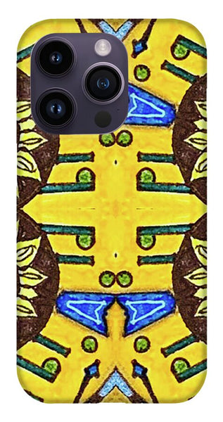 Flower Doodle Drawing II - Phone Case