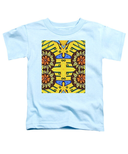 Flower Doodle Drawing II - Toddler T-Shirt