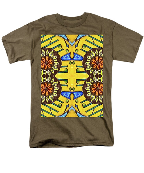 Flower Doodle Drawing II - Men's T-Shirt  (Regular Fit)